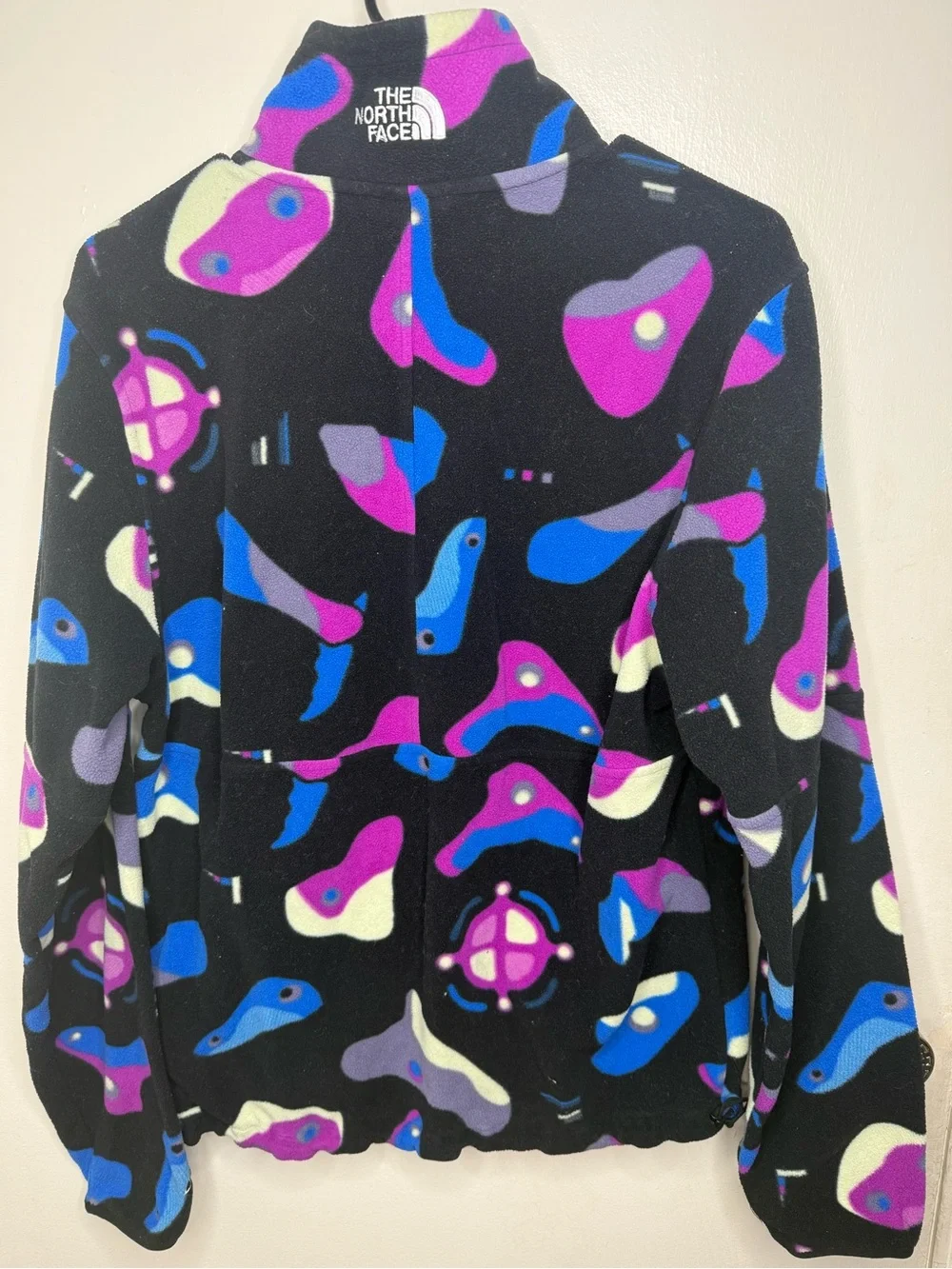 The North Face Men’s Small Polartec Fleece Pullover Abstract Print Half Zip
